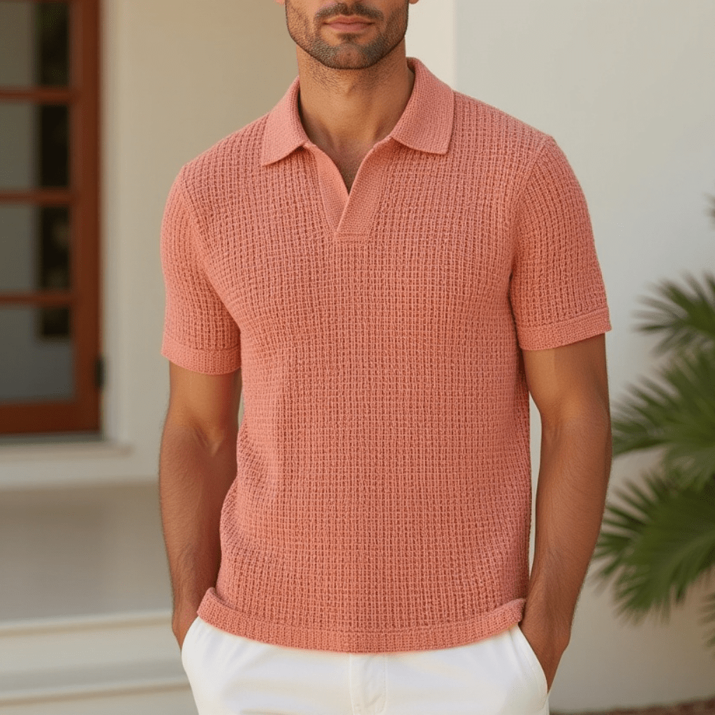 Tokyo Basket Knit Polo