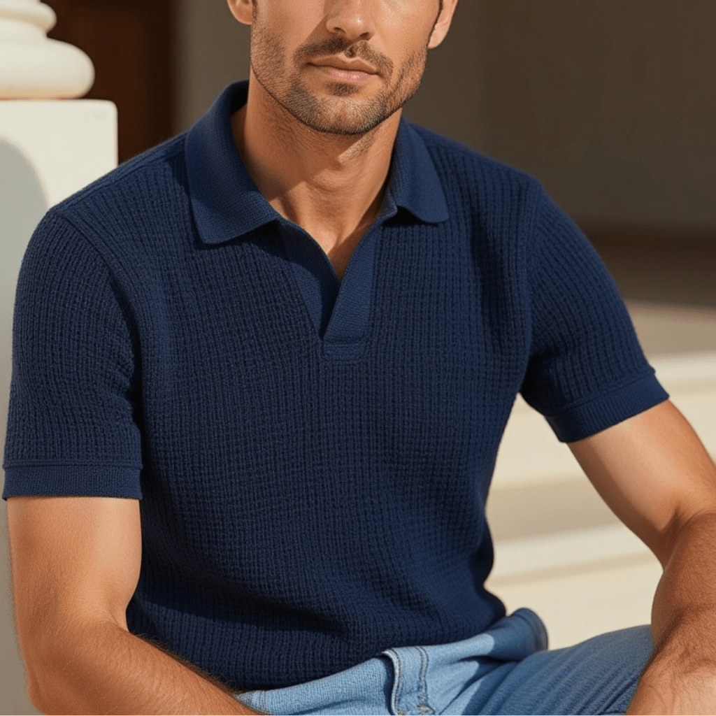 Tokyo Basket Knit Polo