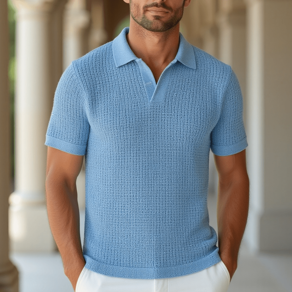 Tokyo Basket Knit Polo
